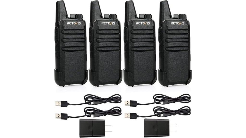 four pack walkie talkies
