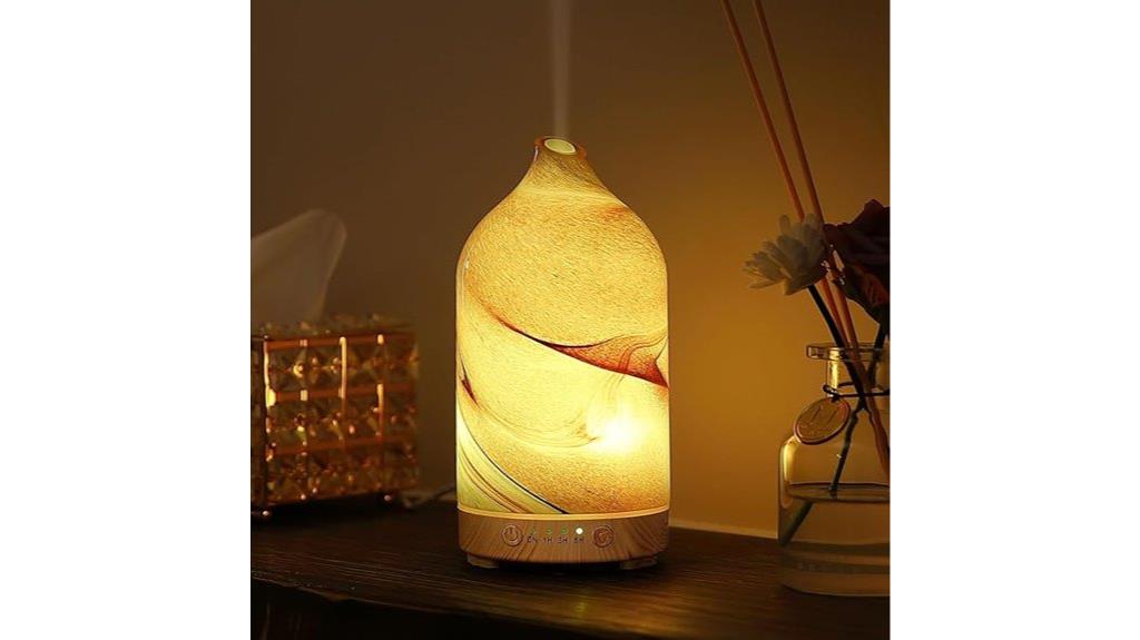 glass ultrasonic diffuser with lights