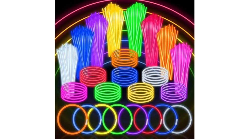 glow stick party favors