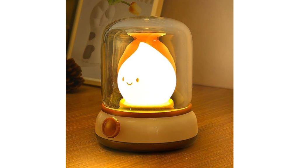 glowing ghost campfire