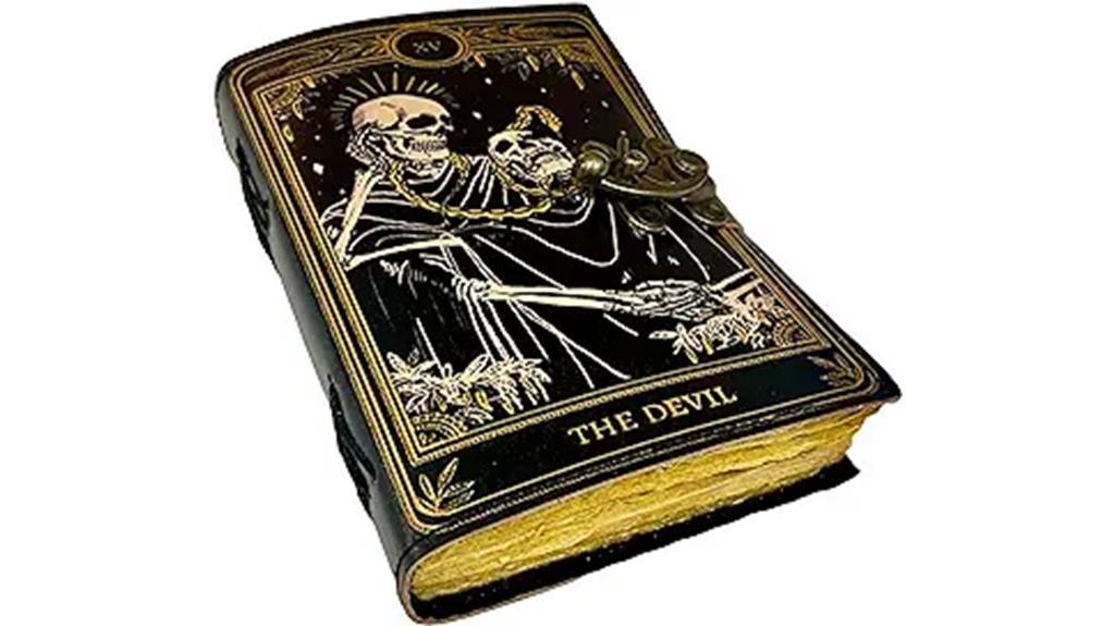 gothic leather spell journal