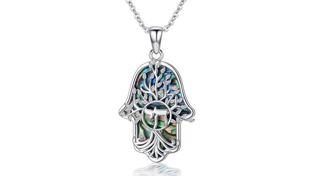 hamsa silver evil eye