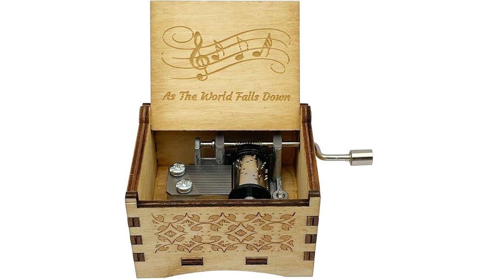 hand crank music box melody