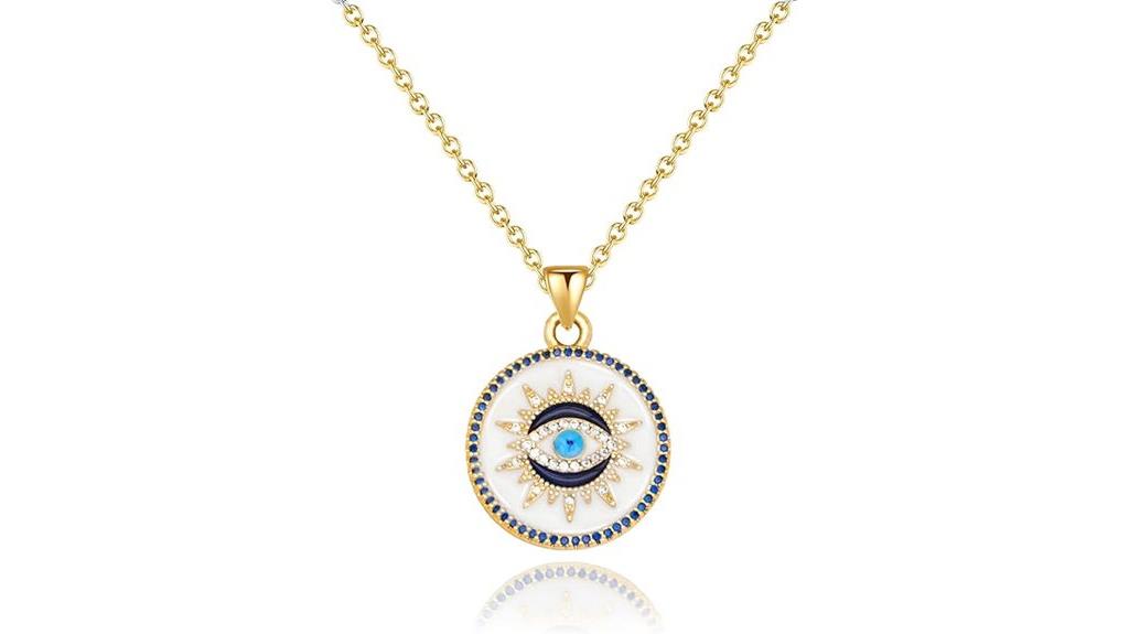 handmade evil eye necklace