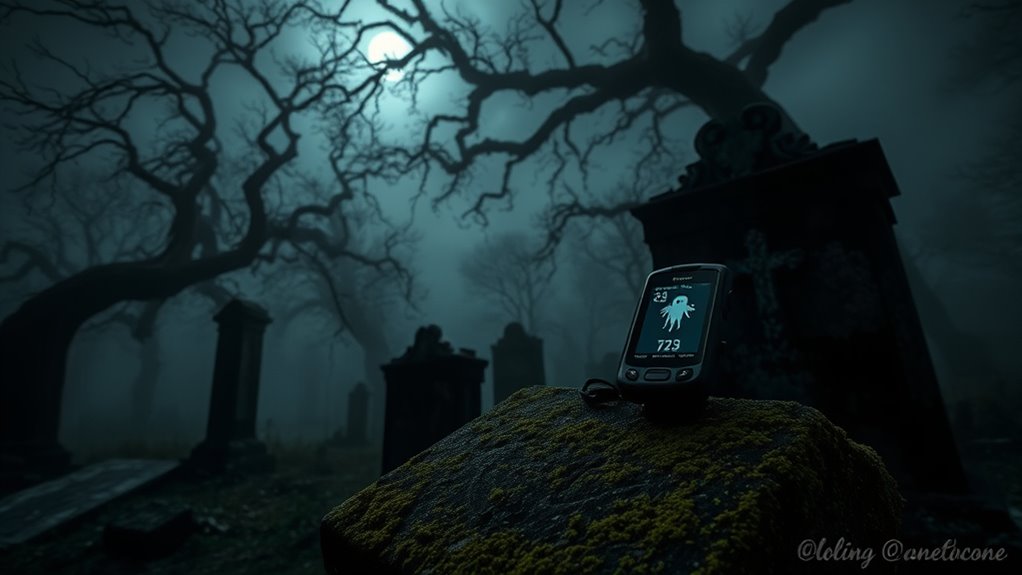 haunted site gps devices
