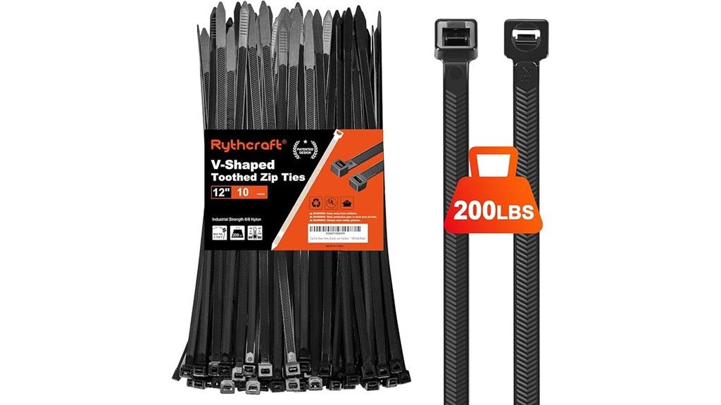 heavy duty 12 inch zip ties
