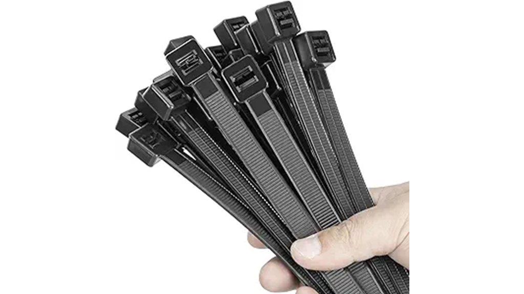 heavy duty black zip ties