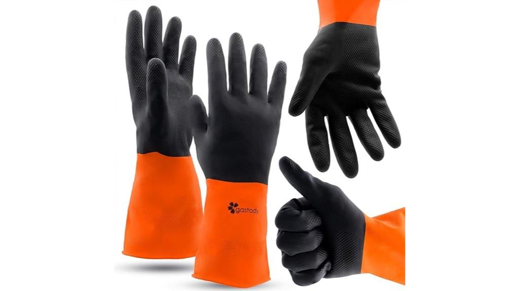 heavy duty chemical resistant gloves