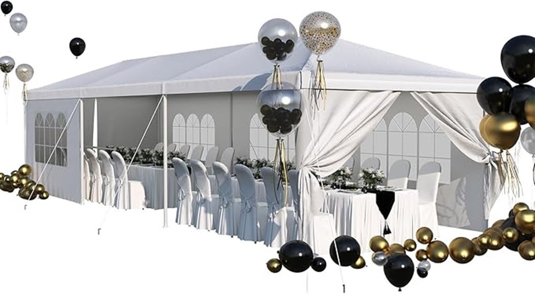 heavy duty waterproof party tent