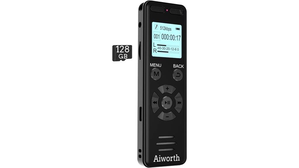 high capacity voice recorder