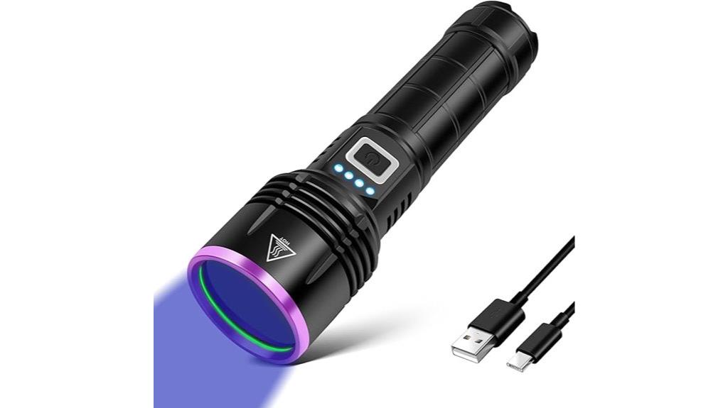 high power uv flashlight
