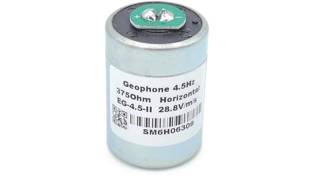 horizontal seismic geophone
