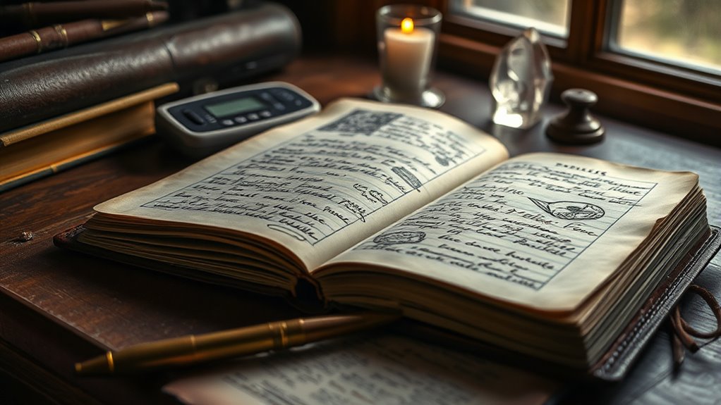 ideal paranormal journal features