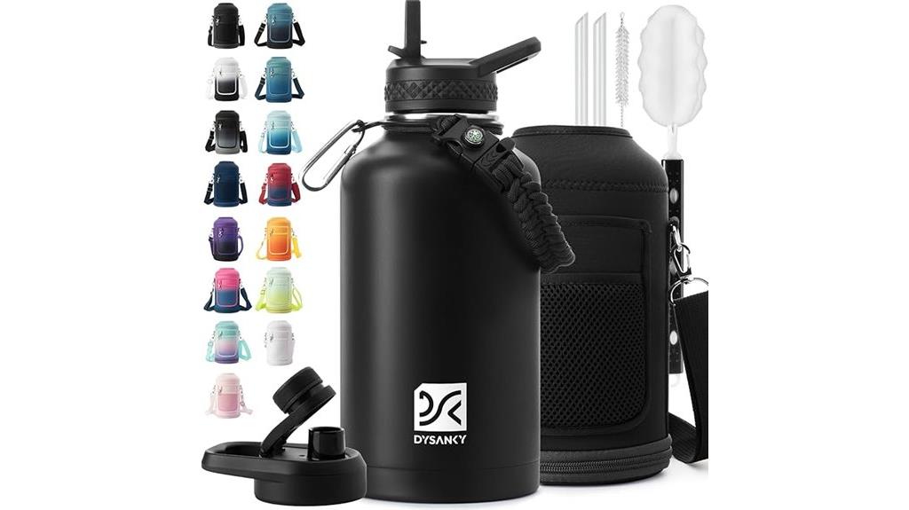 insulated stainless straw handle