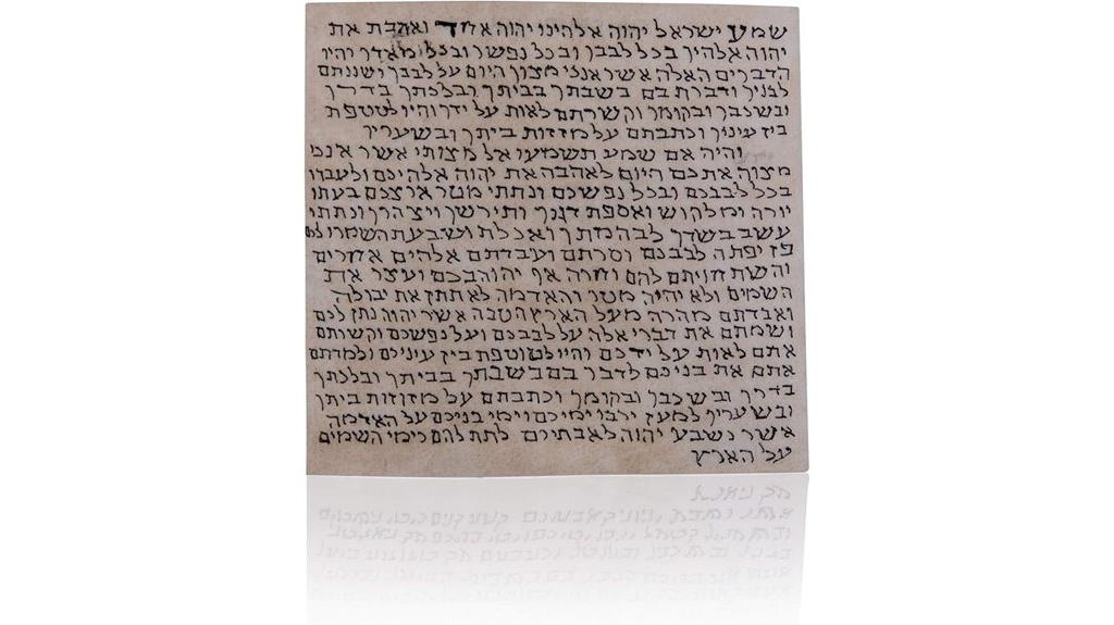 israeli kosher mezuzah scroll