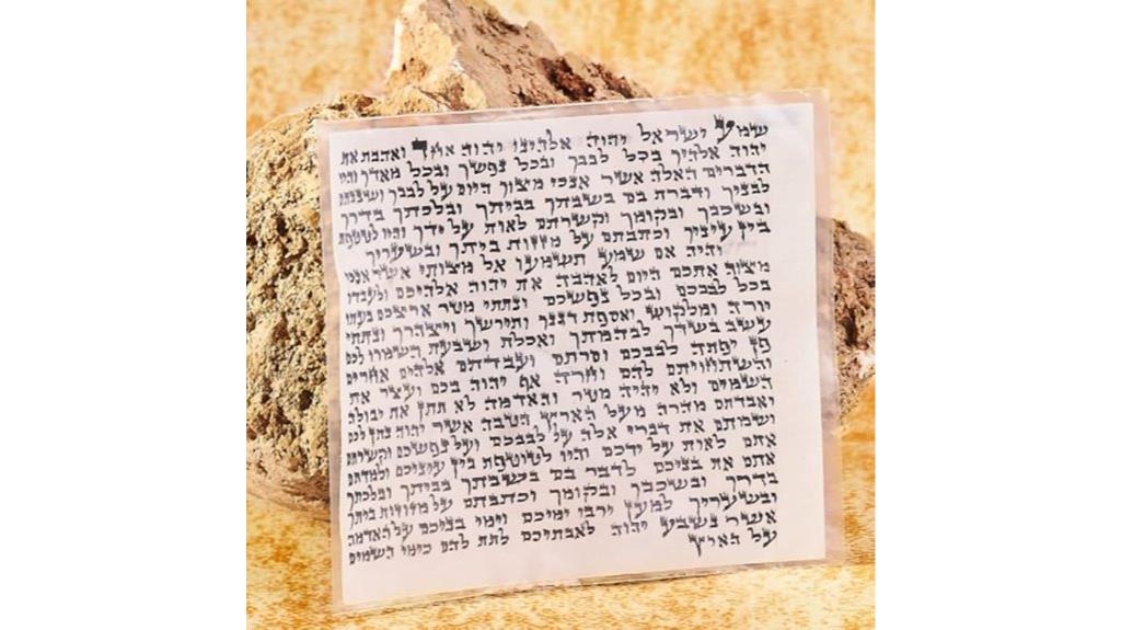israeli kosher mezuzah scroll