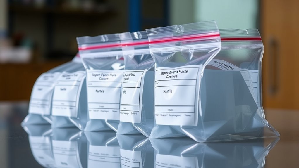 key evidence bag features