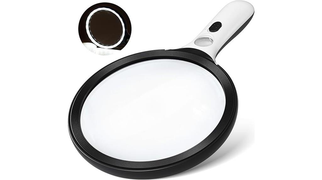 large led uv magnifying glass