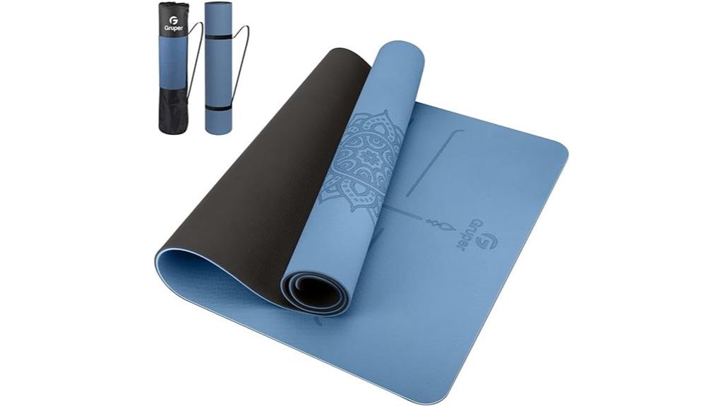 large non slip yoga mat