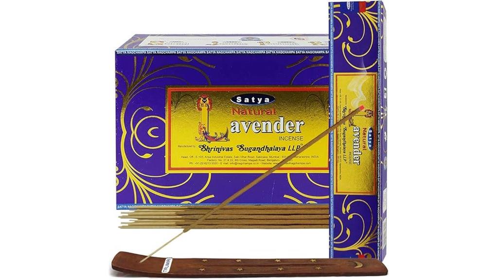 lavender incense stick set