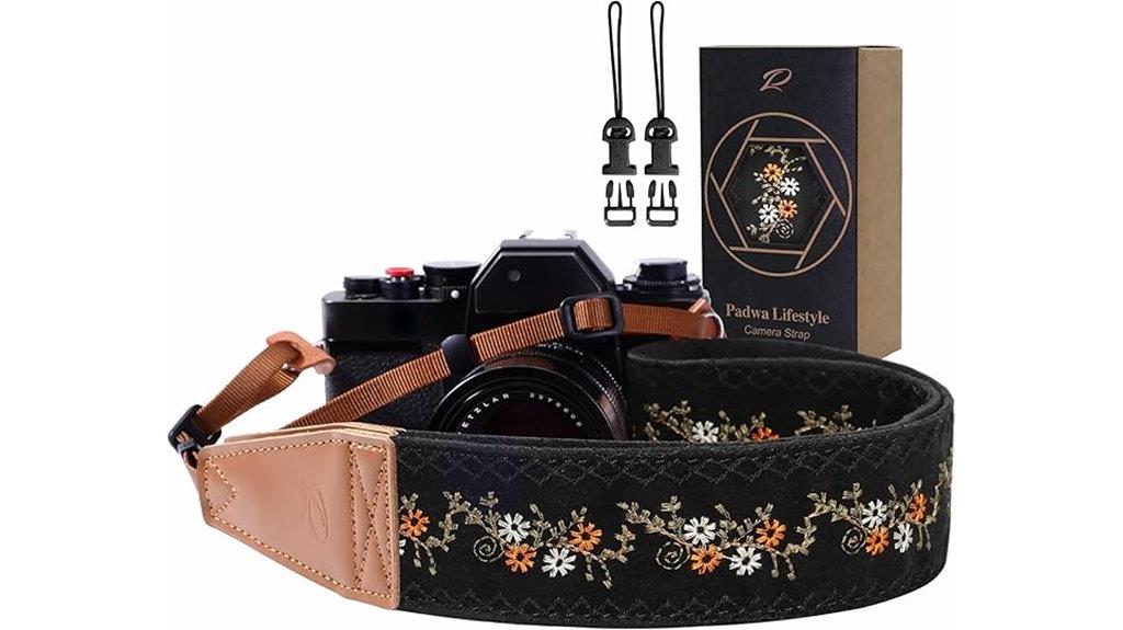 leather camera strap