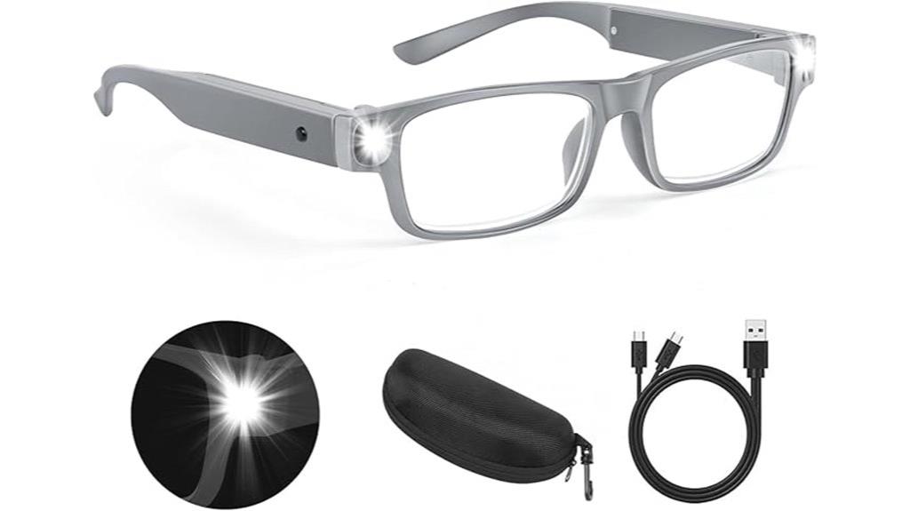 led lighted magnifying eyewear