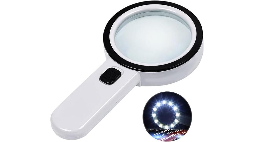 led lit 30x magnifier