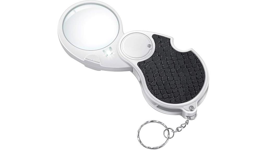 lighted 5x magnifying glass