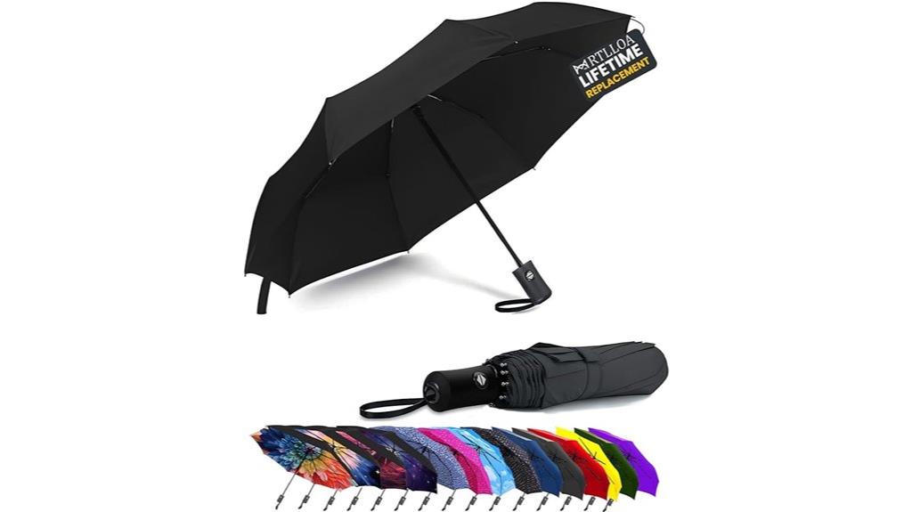 lightweight foldable rain umbrella
