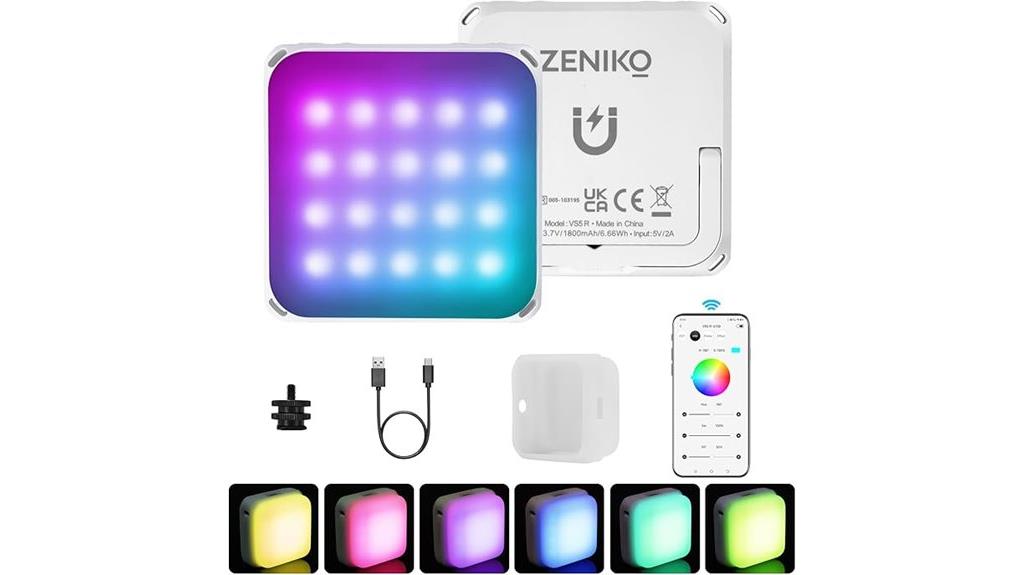 magnetic rgb led light