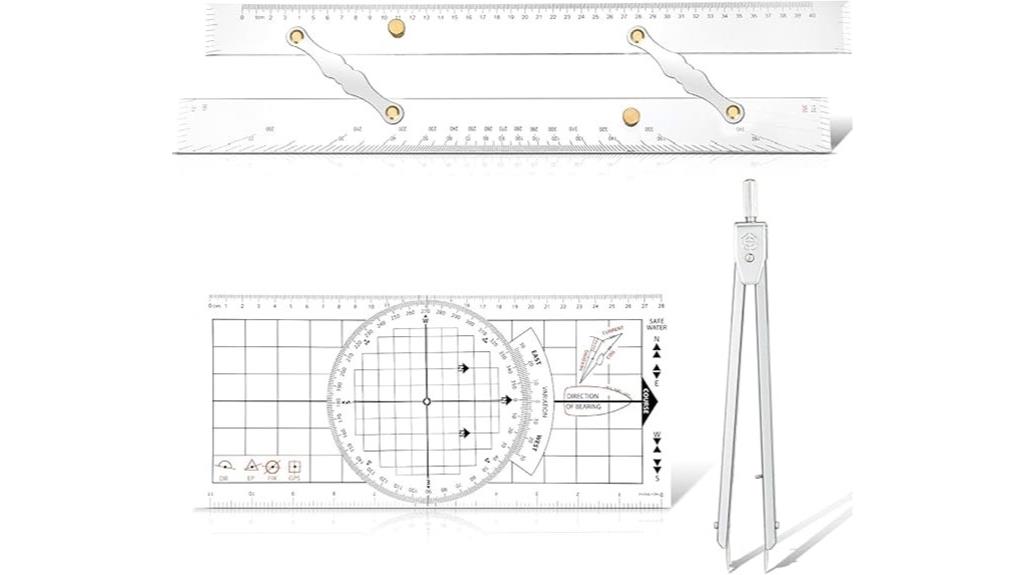 marine navigation tools set