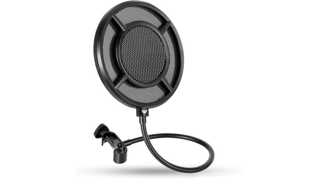 mic pop filter gooseneck