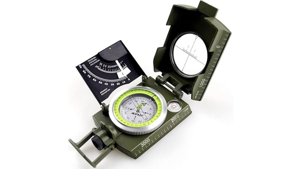 military hiking compass