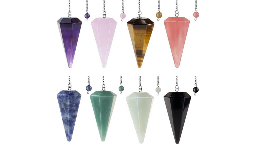 mixed crystal pendulum set
