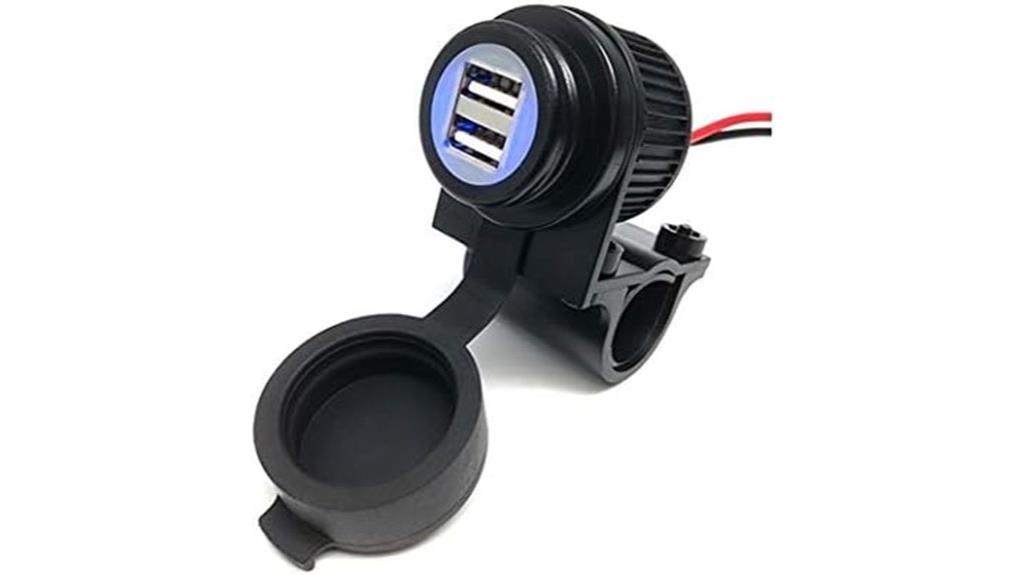motorcycle usb dual charger