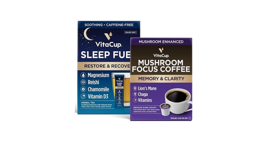 mushroom coffee and tea