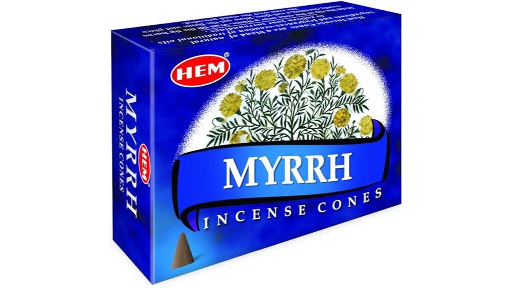 myrrh incense cone pack