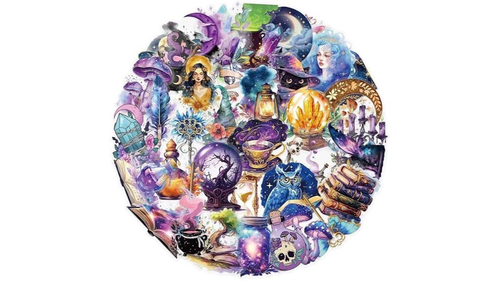 mystical witchy sticker pack