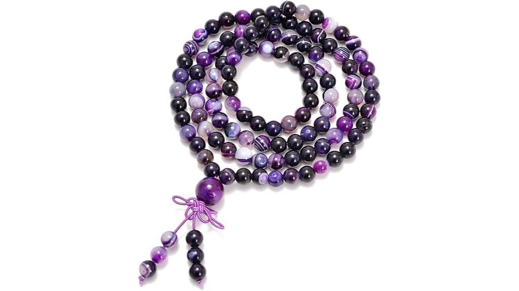 natural 6mm beaded mala