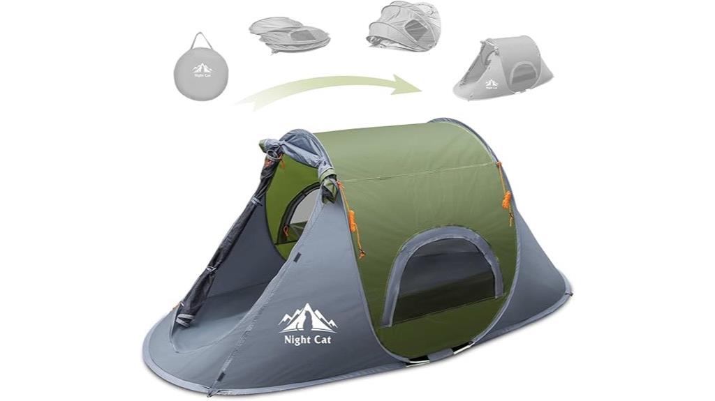 night cat camping tent