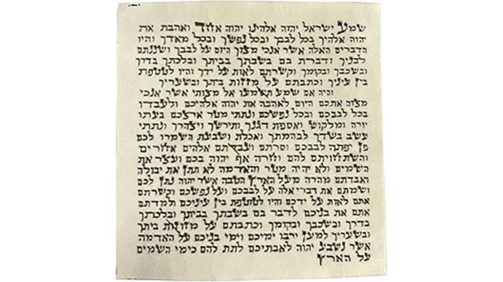 non kosher hebrew mezuzah set