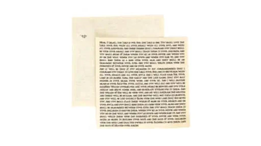 non kosher parchment scroll
