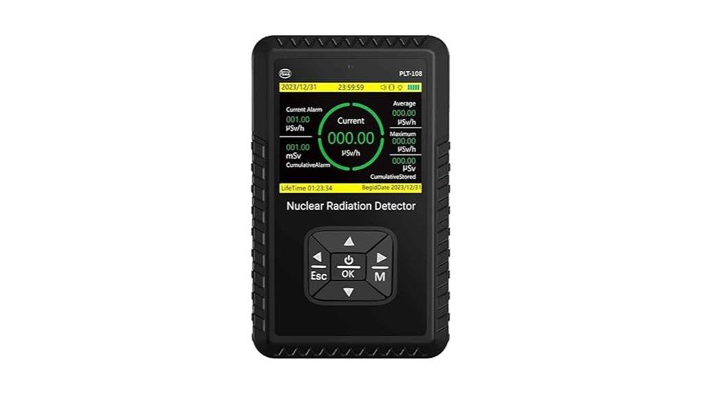 nuclear radiation detector lcd