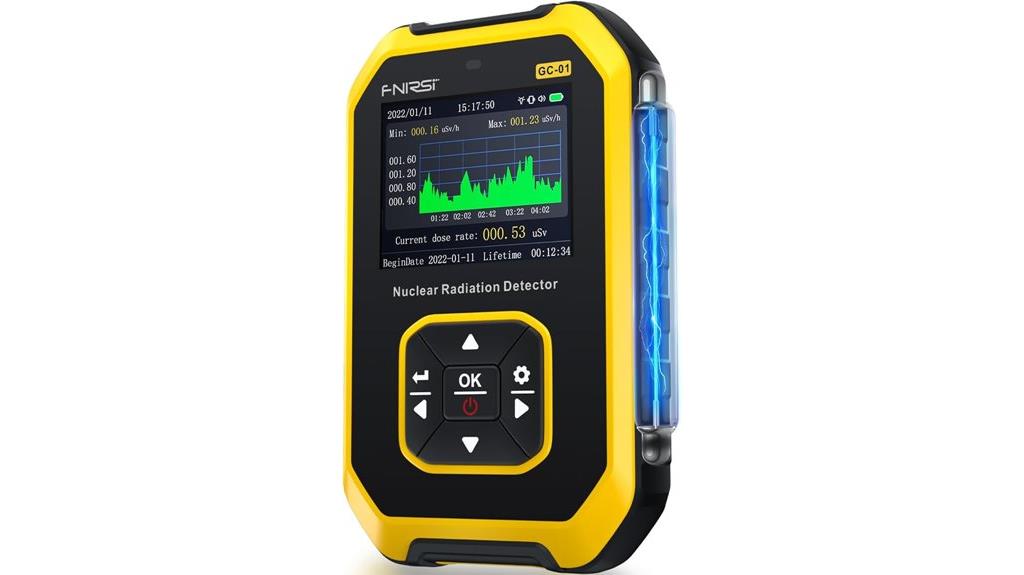 nuclear radiation detector lcd