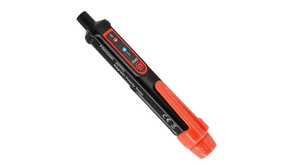 orange magnetic polarity tester