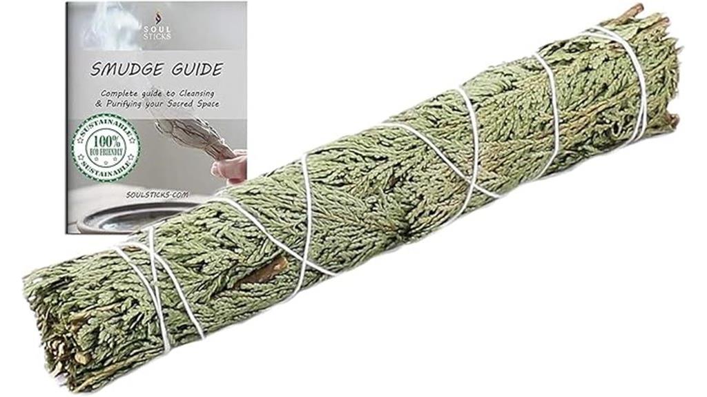 organic cedar sage smudge