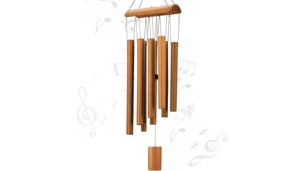 outdoor bamboo wind chimes