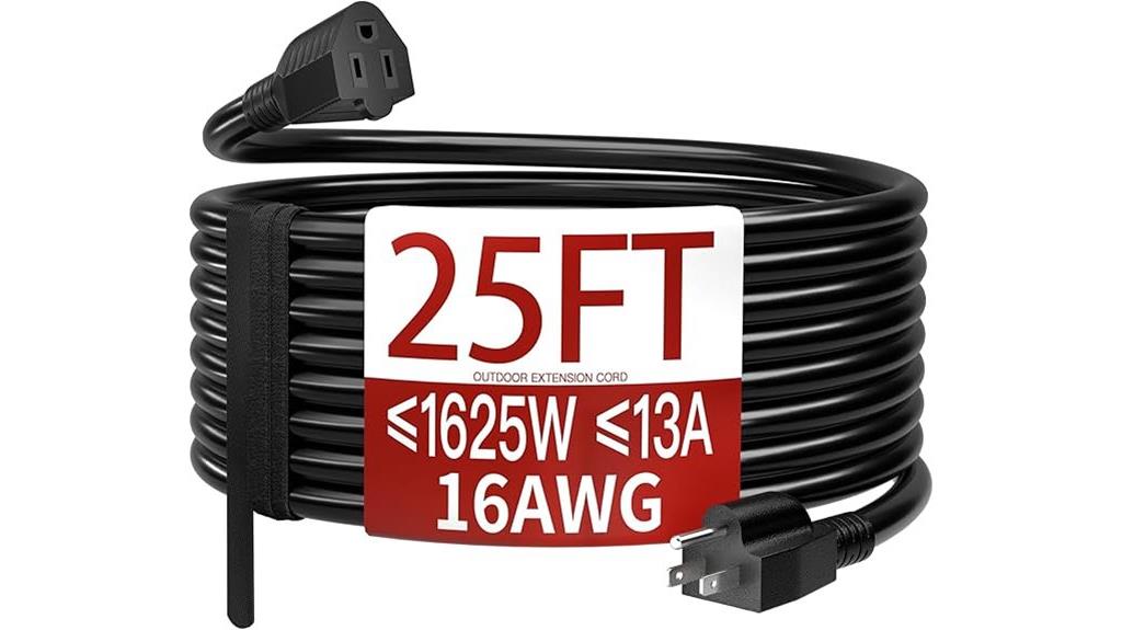 outdoor waterproof extension cord