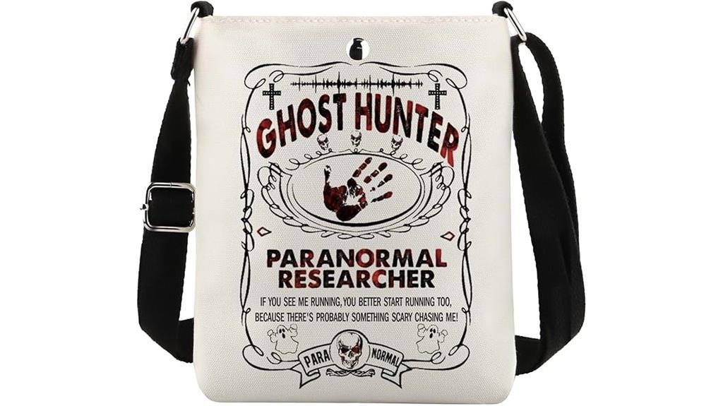 paranormal investigator crossbody bag