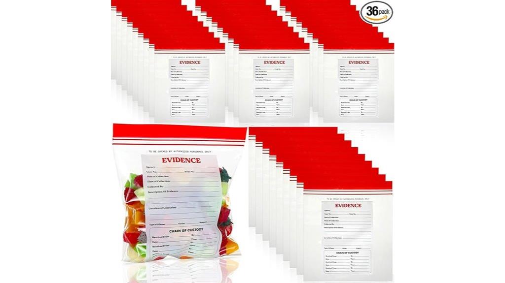 party favor evidence bags